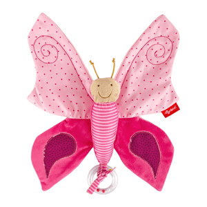 Doudou papillon mini Kinderbunt