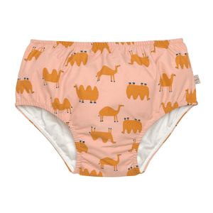 Pañal de baño rosa camel