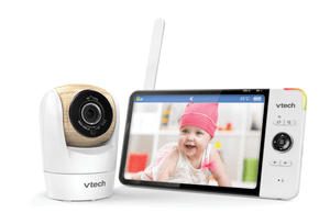 Video-Babyphone VM 919 mit 7 HD LCD Bildschirm und Pan-Tilt-Zoom Kamera