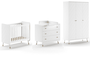 Babyzimmer Billy 4-teilig Weiß