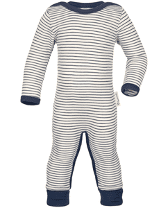 sleep overall stribet natur/ marine