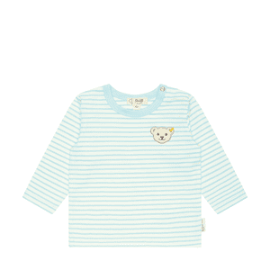 Stripes Camicia a maniche lunghe Celeste