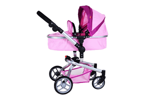 Boonk combi poppenwagen, prince ss roze