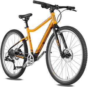 PRO®-barnesykkel 26 tommer svart matt Orange SUNSET