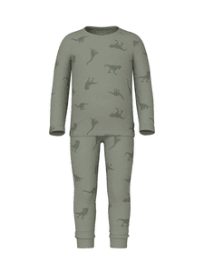 2-delad pyjamas Agave Green