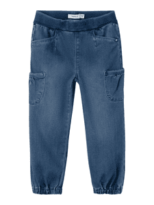 Medium Jeans Nmfbella Blå Denim