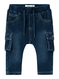 Cargo Jeans Nbmben Donkerblauw Denim