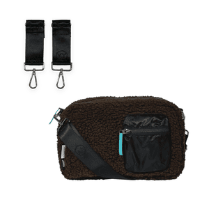 Teddy Bruin organiser met kinderwagenhaakmat Black