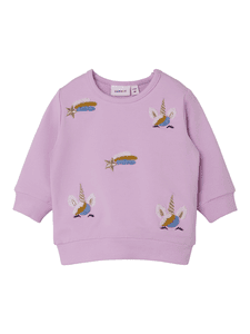 Sweatshirt Nbfliga Pastell Lavendel