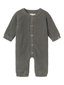 Strikket jumpsuit fra Lil'Atelier Nbmnalo Pewter