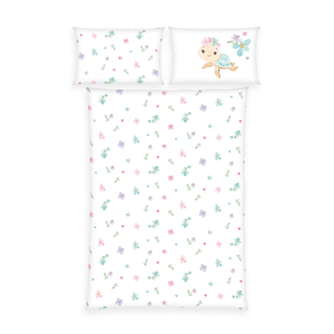 Parure de lit enfant Little Turtle 100x135 cm