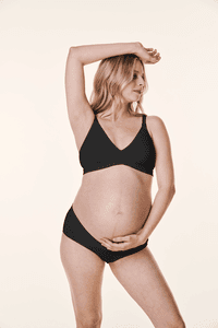 Soutien-gorge d'allaitement col V black