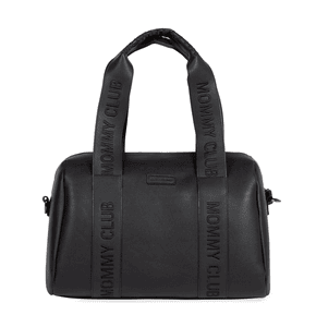 Wickeltasche Mommy Club Signatur Simili Leder schwarz