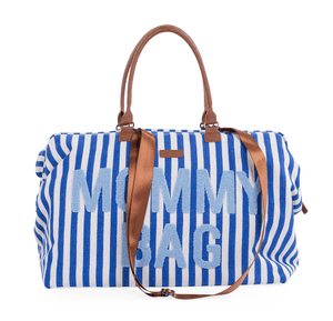 Sac à langer Mommy Bag rayures Electric bleu/bleu clair