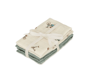 flanell muslin 4-delad GOTS Bicycles