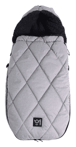 Winterfußsack XL TOO light grey melange