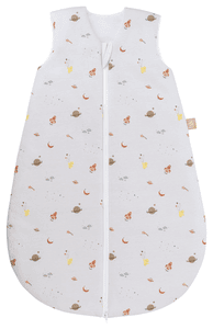 Jersey-Schlafsack wattiert Space grey