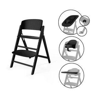 Click Krzesełko do karmienia i składane 4 w 1 Black