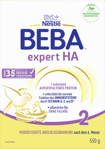 Nestlé BEBA Folgenahrung expert HA 2 nach dem 6. Monat 1x550g