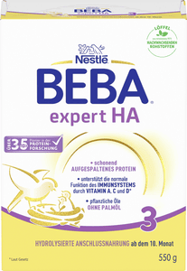 Nestlé Folgenahrung BEBA EXPERT HA 3 550 g ab dem 10. Monat