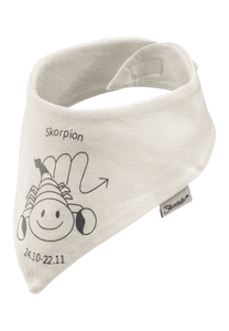 Pañuelo bebé signo de la estrella Skorpion