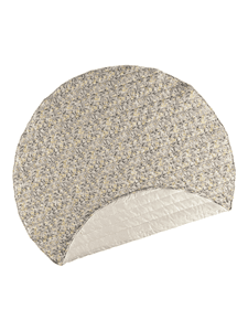 Coperta per gattonare rotonda Nbnfrey Crystal Gray Ø120 cm