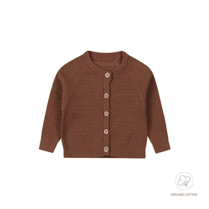 Veste en tricot Brown
