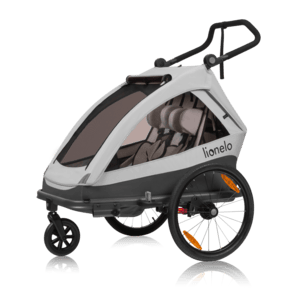 Remorque de vélo enfant Cama grey stone