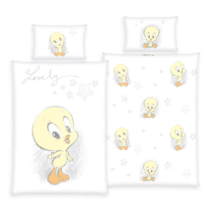 Bettwäsche Baby Looney Tunes Tweety 100 x 135 cm