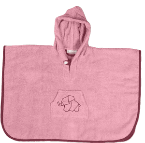 Poncho da bagno - Rosa 45x75 cm