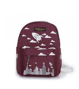 Sac à dos de ville rouge