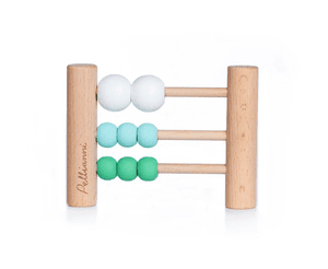 Ábaco de madera Aqua