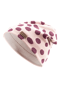 Beanie Punkte mattrosa