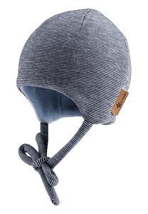 Beanie Streifen marine