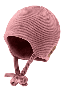 Beanie Cord Optik mattrosa