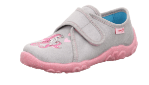 Bonny pantoffel grijs/roze (medium)