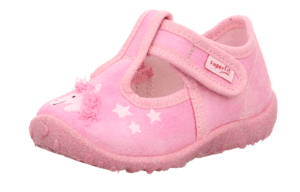 Vlekkerige pantoffel roze (medium)