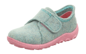 Happy slipper lysegrøn/pink (medium)