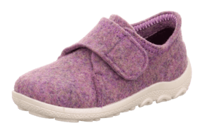 Happy slipper lila/vit (medium)