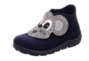 Happy pantoffel blauw/grijs (medium)