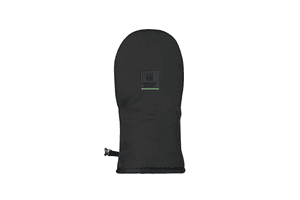 Muffolo lamsvacht handwarmer black