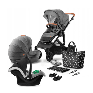 Passeggino 3 in 1 PRIME 2 Shadow Grigio
