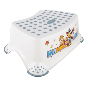 Sgabello Tomek paw patrol con funzione antiscivolo in bianco