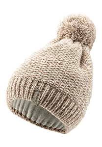 Strickmütze multicolour beige