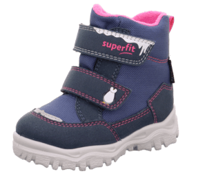 Stiefel Husky1 blau/pink (mittel)