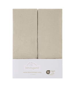 Paquete de 2 sábanas ajustables laylig 70 x 140 cm beige
