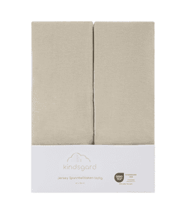 Drap housse pour lit enfant laylig beige 60x120 cm lot de 2