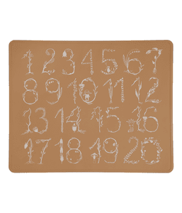 Conjunto de comedor y juego Numbers de terracota