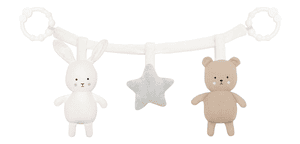 Teddy &amp; Bunny kinderwagenketting