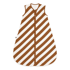 emma & noah Schlafsack Streifen Toffee